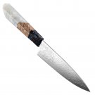 Japanese Petty Knife Utility Kitchen Knife Damascus Steel Japanese Petty Knife Utility Kitchen Knife Damascus Steel