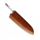 Santoku Knife Blank Blade Wooden Scabbard Custom Knife Making Home Hobby