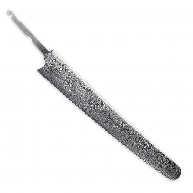 Chef Knife Blank Blade Serrated Slicer Billet Craft Supplies Knife Making Hobby