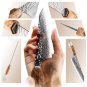 Handmade Damascus Kitchen Knife Chef Cutting Tool Home BBQ Cutlery Cookware NEW