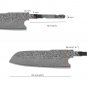 Handmade Chef Knife Blank Blade Japanese Santoku Shape Billet DIY Custom Knife