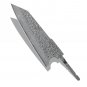 Chef Knife Blank Japanese Kiritsuke Blade DIY Kitchen Knives Craft Supplies