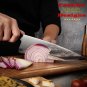Damascus Kitchen Knife Chef Butcher Cutting Home Professional Tool Sandal Wood