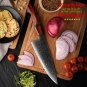 Damascus Kitchen Knife Chef Butcher Cutting Home Professional Tool Sandal Wood