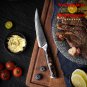 Damascus Steak Knife Chef Tomato Utility Kitchen Home Cooking Tool Copper Style