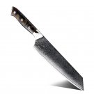 Damascus Kitchen Knife Japanese Kiritsuke Blade Chef Home Cutting Sashimi Tool