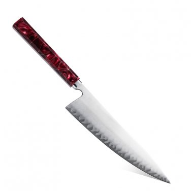 Chef Kitchen Knives Japanese Gyuto Blade Shape Home Cooking Tool Cutlery Red New