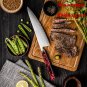 Chef Kitchen Knives Japanese Gyuto Blade Shape Home Cooking Tool Cutlery Red New