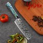 Chef Kitchen Knives Japanese Nakiri Blade Home Cooking Vegetable Tool Abalone Shell