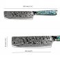 Chef Kitchen Knives Japanese Nakiri Blade Home Cooking Vegetable Tool Abalone Shell