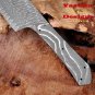 Chef Knife Blank DIY Kitchen Knife Craft Supplies Custom Knife Damascus Billet