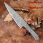 Chef Knife Blank Japanese Gyuto Blade DIY Kitchen Knife Craft Supplies Home Tool
