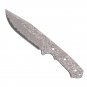 Hunting Knife Blank Blade San Mai Steel Full Tang DIY Home BBQ Outdoor Tools