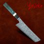 Chef Knife Japanese Nakiri Blade Shape Home Vegetables Kitchen Tool Green Handle