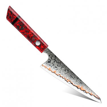 Chef Kitchen Knives Japanese Honesuki Knife Cu Mai Steel Butcher Boning Tools
