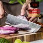 Chef Kitchen Knife Japanese Nakiri Blade Home Cooking Vegetables Cutting Tools