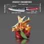 Petty Knife Damascus Steel Chef Kitchen Knives Utility Cutting Cooking Tools Red