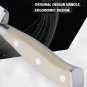 Chef Knife Western Style Stainless Blade Premium Kitchen Home Cutting Tool White