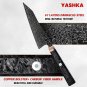 Japanese Petty Knife Black Damascus Blade Unique Design Home Kitchen Chef Tools