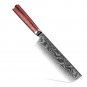 Nakiri Knife Chef Kitchen Home Cutting Cooking Tool Asian Vegetable Knives Red