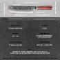 Nakiri Knife Chef Kitchen Home Cutting Cooking Tool Asian Vegetable Knives Red