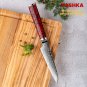 Paring knife Chef Kitchen Fruit Vegetables Cutting Cooking Home Tool Red Handle