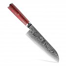 Santoku Knife 7 Inch Powder Steel Blade Chef Kitchen Home Tool Cookware Cutlery Santoku Knife 7 Inch Powder Steel Blade Chef Kitchen Home Tool Cookware Cutlery