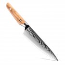 Chef Knife 7.7 Inch Kitchen Home Cutting Tool Meat Fish Vegetables Olive Wood Chef Knife 7.7 Inch Kitchen Home Cutting Tool Meat Fish Vegetables Olive Wood