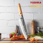 Chef Kitchen Knives Japanese Santoku Damascus Blade Sushi Sashimi Cutting Tools