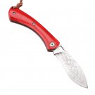 Hunting Knife Damascus Folding Blade Outdoor Camping Travel Fishing BBQ Tools Hunting Knife Damascus Folding Blade Outdoor Camping Travel Fishing BBQ Tools