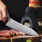 Japanese Gyuto knife 8.5 Inch Damascus Blade Chef Kitchen Home Cooking Tools NEW