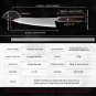 Japanese Gyuto knife 8.5 Inch Damascus Blade Chef Kitchen Home Cooking Tools NEW