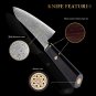 Japanese Gyuto knife 8.5 Inch Damascus Blade Chef Kitchen Home Cooking Tools NEW