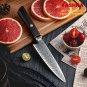 Damascus Petty Knife 5.5 Inch Chef Kitchen Knives Home Cutting Cooking Tools New