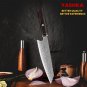 Japanese Kiritsuke Knife 8 Inch Damascus Blade Chef Kitchen Tool Cutlery Cooking