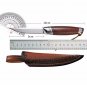 Hunting Knife M390 Fixed Blade Outdoor Camping Fishing BBQ Tool Leather Scabbard