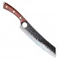Chef Knife Hammered Blade Fish Meat Beef Poultry Cleaver Butcher Cutting Tool