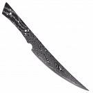 Steak Knife Blank for DIY Knife Making Black Steel Blade Custom Crafting Kit Steak Knife Blank for DIY Knife Making Black Steel Blade Custom Crafting Kit