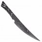 Steak Knife Blank for DIY Knife Making Black Steel Blade Custom Crafting Kit