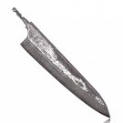 Chef Knife Blank Blade 240 mm DIY Custom Kitchen Knife Slicing Cooking Home Tool Chef Knife Blank Blade 240 mm DIY Custom Kitchen Knife Slicing Cooking Home Tool