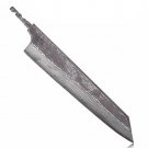 Kiritsuke Knife 9" Billet DIY Custom Kitchen Knife Blank Chef Knife Craft Hobby