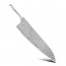 Gyuto Knife Blank Blade DIY Custom Knife Billet Cooking Cutting Butcher Tools