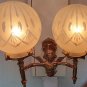 Modern Art Nouveau Brass Mermaid Wall Sconce | Victorian Style Light Fixture