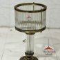 Vintage Art Deco Brass & Glass Rod Table Lamp – Retro Desk Light Home Decor