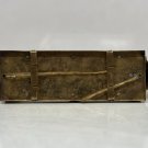 Art Deco Brass and Glass Rod Wall Sconce | Vintage Glamorous Wall Light Fixture