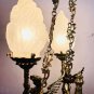 Vintage Brass Mermaid Ceiling Pendant Light - Art Deco Chandelier Lamp Fixture