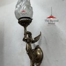 Antique Brass Mermaid Wall Sconces – Art Deco Nouveau Vintage Light Fixture Pair Antique Brass Mermaid Wall Sconces – Art Deco Nouveau Vintage Light Fixture Pair