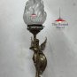 Antique Brass Mermaid Wall Sconces &acirc;�� Art Deco Nouveau Vintage Light Fixture Pair
