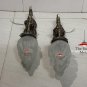 Antique Brass Mermaid Wall Sconces &acirc;�� Art Deco Nouveau Vintage Light Fixture Pair