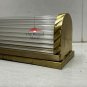 Art Deco Brass & Glass Rod Wall Sconce - Vintage Modern Lighting for Home Decor